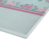 Schneidplatte aus personalisiertem Shabby Chic Schneidebrett (Ecke)
