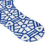 Schneidplatte - Hexagon und Bars (blau) Schneidebrett (Ecke)