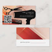 Schneidwerkzeuge | Schere Comb Blow Dryer Terminkarte (Vorne/Hinten)