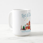 Schneien Lassen Kaffeetasse (Vorderseite Links)