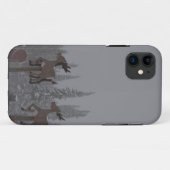 Schneiendes Blizzard-Schnee-Schneeflocke Case-Mate iPhone Hülle (Rückseite (Horizontal))