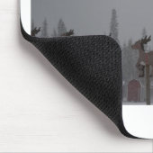 Schneiendes Blizzard-Schnee-Schneeflocke Mousepad (Ecke)