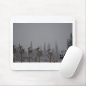 Schneiendes Blizzard-Schnee-Schneeflocke Mousepad (Mit Mouse)