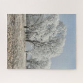 Schneiger Iowa Morgen Puzzle (Horizontal)