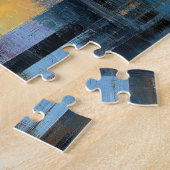 Schneireiher im See vertikal Puzzle (Seite)
