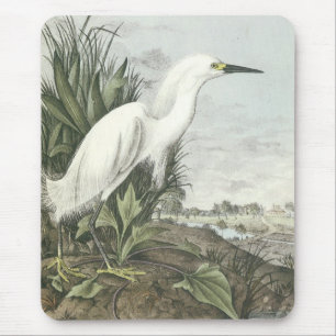 Schneireiher Mousepad