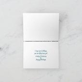 schneit feiertagskarte (Innenseite)