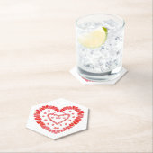 SCHNEIZWERKE Untersetzer mit Hexagon-Spitze (Vor Ort)