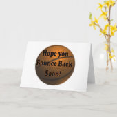 Schnell abprallen karte (Gelbe Blume)