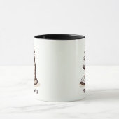 Schnell annoyed Otter - Whimsical Cartoon Design Tasse (Zentrum)