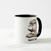 Schnell annoyed Otter - Whimsical Cartoon Design Tasse (VorderseiteRechts)