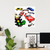 Schnell, Cool, Autos Poster (Heimbüro)