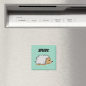 Schnell den Igel, Funny Fast Animal Cartoon Magnet (In Situ (Geschirrspüler))