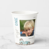 Schnell ein Foto Geburtstag Pappbecher (Rückseite)