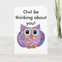 Schnell eine Eule-Karte