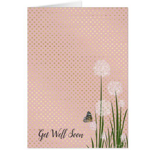 Schnell einen Schmetterling in der Puff Blume (Vorne)