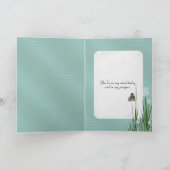 Schnell einen Schmetterling in der Puff Blume Karte (Innenseite)