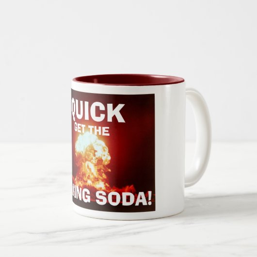 Schnell erhalten Sie das BACKNATRON! Zweifarbige Tasse (VorderseiteRechts)