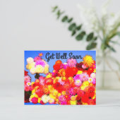 Schnell erhalten Sie verschiedene Dahlias #2-2 Pos Postkarte (Stehend Vorderseite)