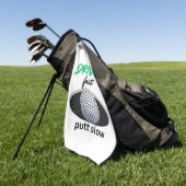 Schnell fahren, langsam absetzen golfhandtuch (Gras)