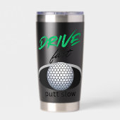 Schnell fahren, langsam absetzen thermobecher (Rückseite)