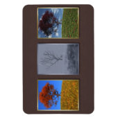 Schnell Fliegen der Jahre Triptych Flexible Magnet (Vertikal)