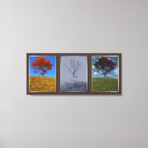 Schnell Fliegen Sie die Jahre Triptych Canvas Prin Leinwanddruck