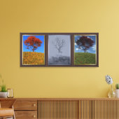 Schnell Fliegen Sie die Jahre Triptych Canvas Prin Leinwanddruck (Insitu (Wohnzimmer))