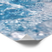 Schnell fließendes Wasser Poster (Ecke)