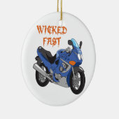 Schnell geknackt keramik ornament (Rechts)