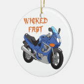 Schnell geknackt keramik ornament (Links)