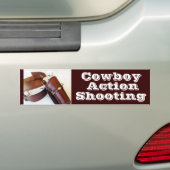 Schnell Gezeichnet Cowboy-Aktion Autoaufkleber sch (Auf Auto)