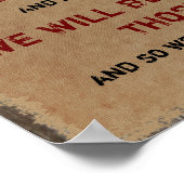 Schnell Gezeichnet Motivationspopster Poster (Ecke)