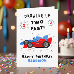 Schnell Großwerden Zum 2. Geburtstag Kinder Rennwa Karte