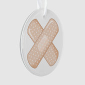 Schnell gut Bandaid (Nurse Care Crossed Plaster) Ornament (Vorderseite)