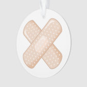 Schnell gut Bandaid (Nurse Care Crossed Plaster) Ornament (Vorderseite)
