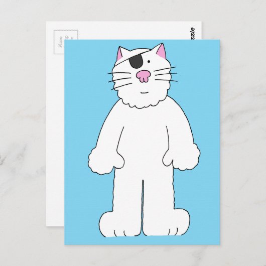 Schnell gut sehen Augen Operation Cartoon Chat Postkarte (Vorne/Hinten)