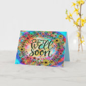 Schnell Hübsche Blüte Karte (Gelbe Blume)