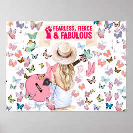 SCHNELL INSPIRIERT GEFÜHL, FIERCE & FABULOUS POSTER