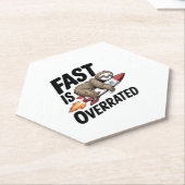 Schnell ist eine überbewertete Slocket Untersetzer (angewinkelt)