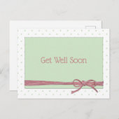 Schnell mit einer Bow-Postkarte gut laufen Postkarte (Vorne/Hinten)