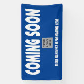 Schnell mit Firmenlogo und Info-Banner Banner (Vertikal)