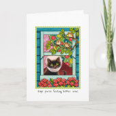 Schnell Niedliche Katzenkleidung nach eigenem Erme Karte (Vorderseite)