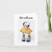 Schnell Sonnenschein Bull Terrier gut machen Karte (Vorderseite)