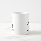 Schnell sprintet sprinten Auto-Reihe Kaffeetasse (Mittel)