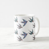 Schnell Swooping Schwalben-Tasse Kaffeetasse (VorderseiteRechts)