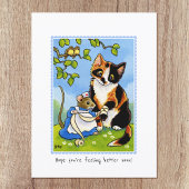 Schnell und benutzerdefiniert für Cat Mouse Postkarte