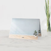 Schnell und gut geklappte Einladungskarte (Rückseite)