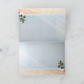 Schnell und gut geklappte Einladungskarte (Innenseite)