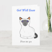 Schnell und gut Karten anpassen Cat zeichnend (Vorderseite)